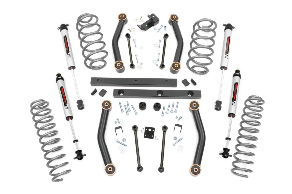 Jeep Wrangler Suspension Lift Kit - Rough Country - 4 Inch N3-Series - '03-'06
